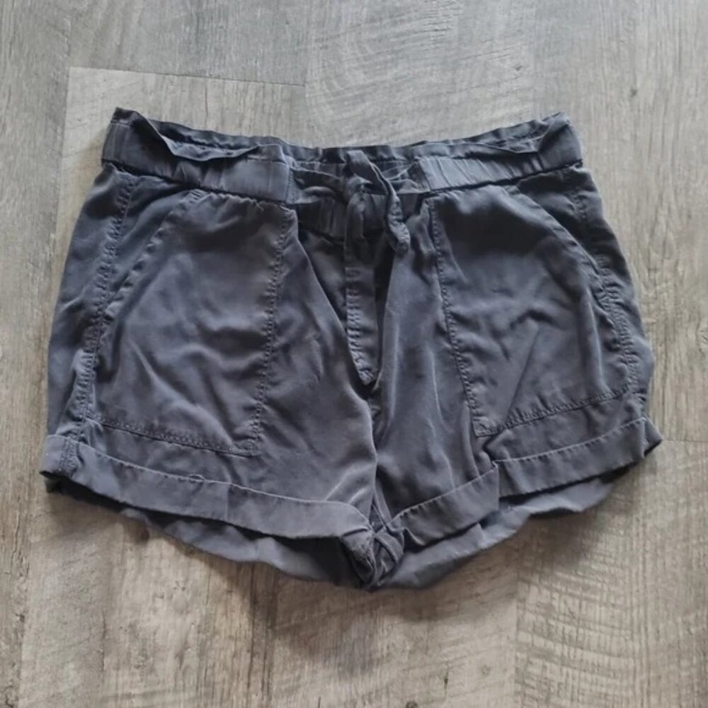 Aerie Charcoal Grey/Black Shorts.